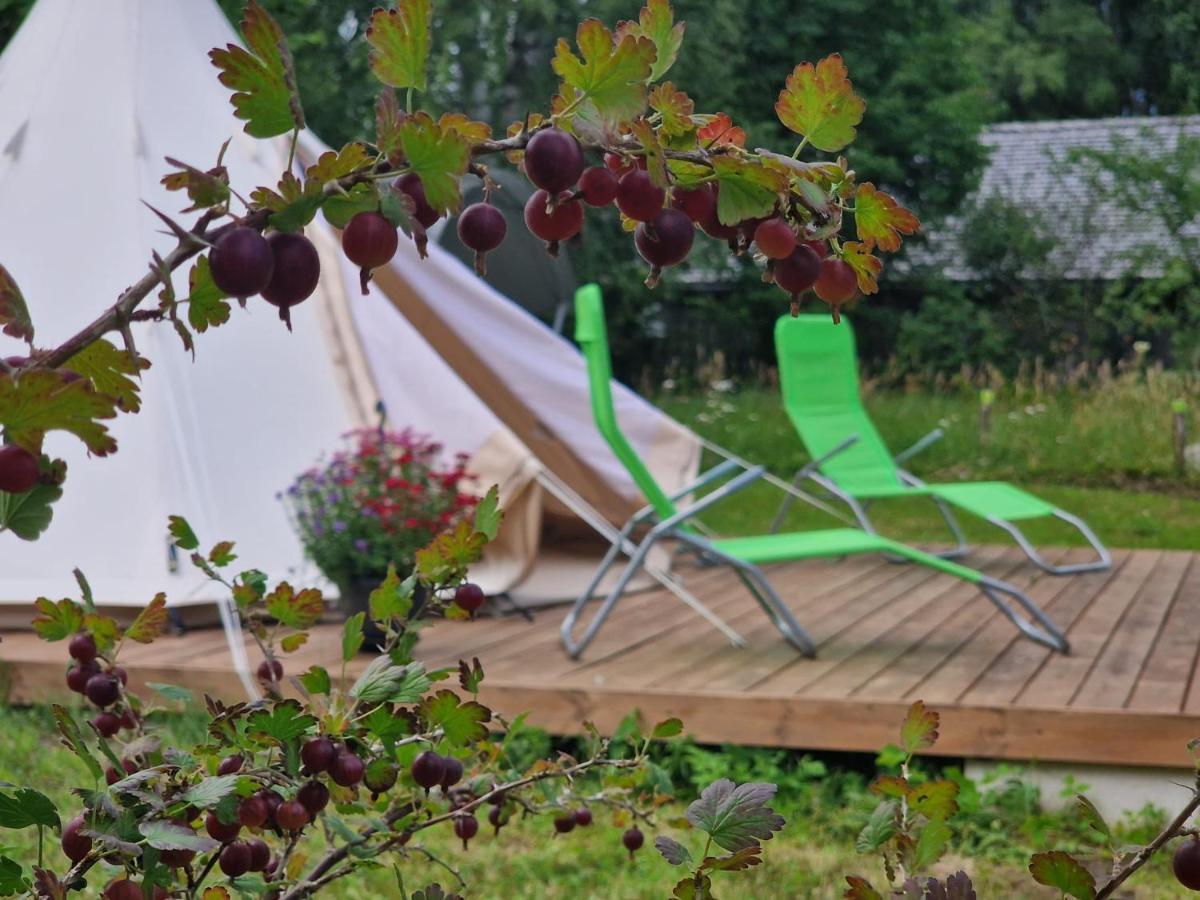 Glamping Fluffy Horns - Glempings Pukainie Ragi Hotel Plieņciems Eksteriør billede