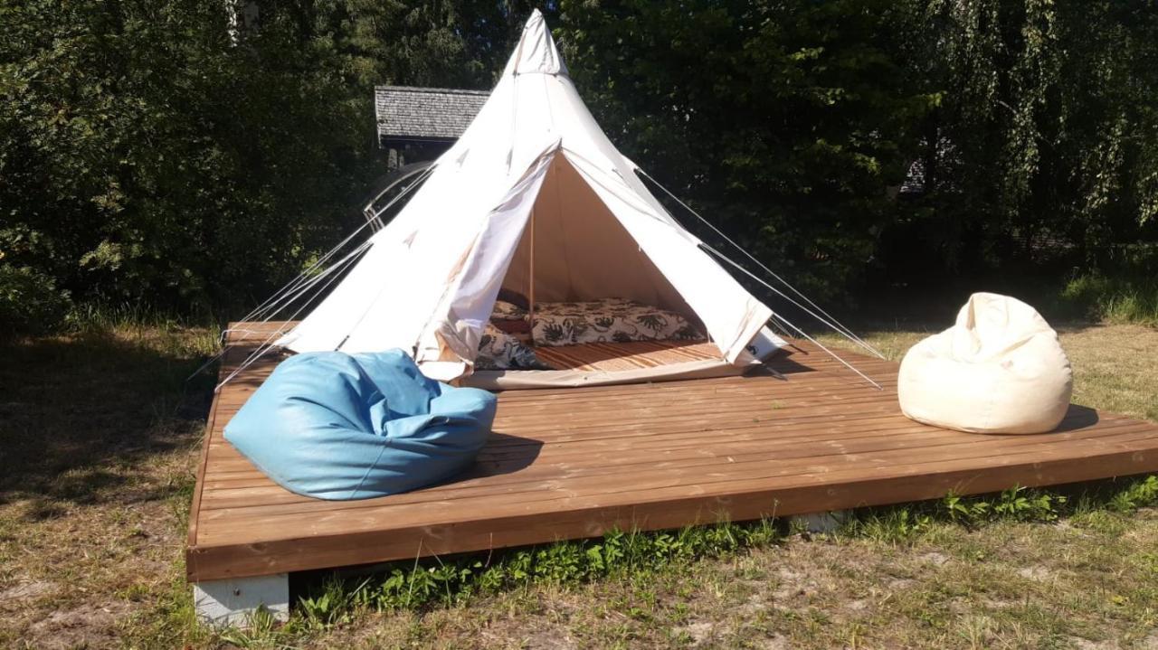 Glamping Fluffy Horns - Glempings Pukainie Ragi Hotel Plieņciems Eksteriør billede