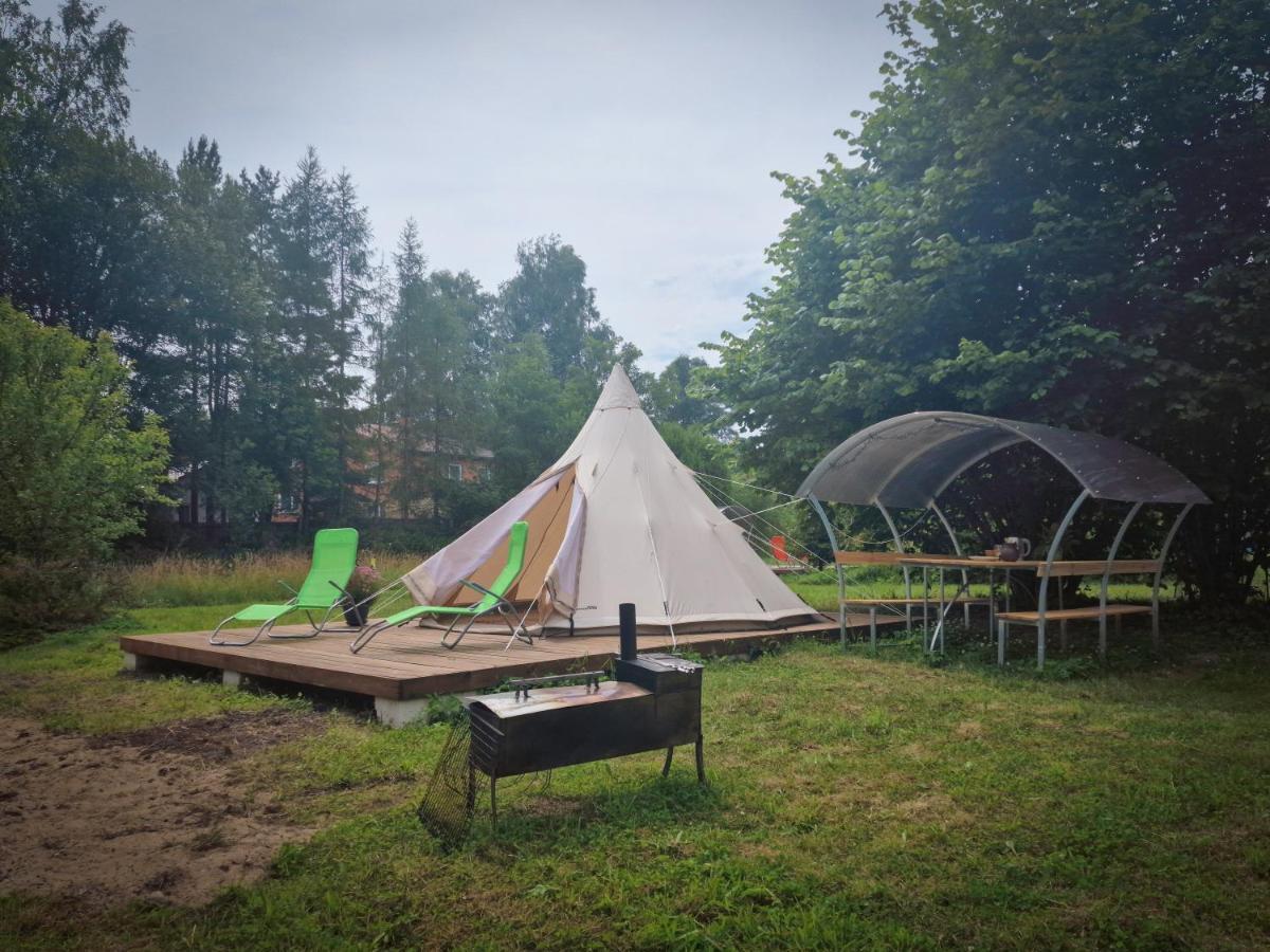 Glamping Fluffy Horns - Glempings Pukainie Ragi Hotel Plieņciems Eksteriør billede