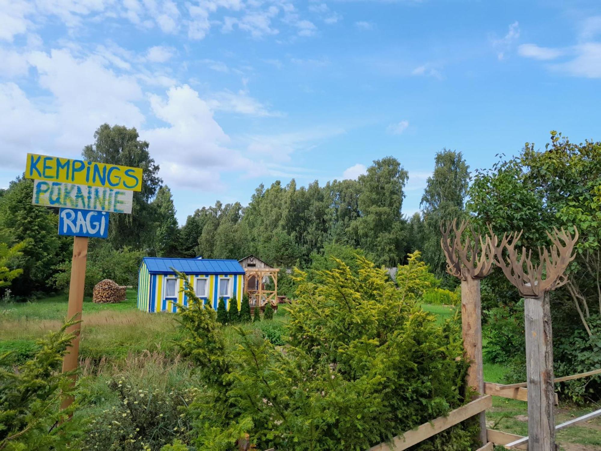 Glamping Fluffy Horns - Glempings Pukainie Ragi Hotel Plieņciems Eksteriør billede