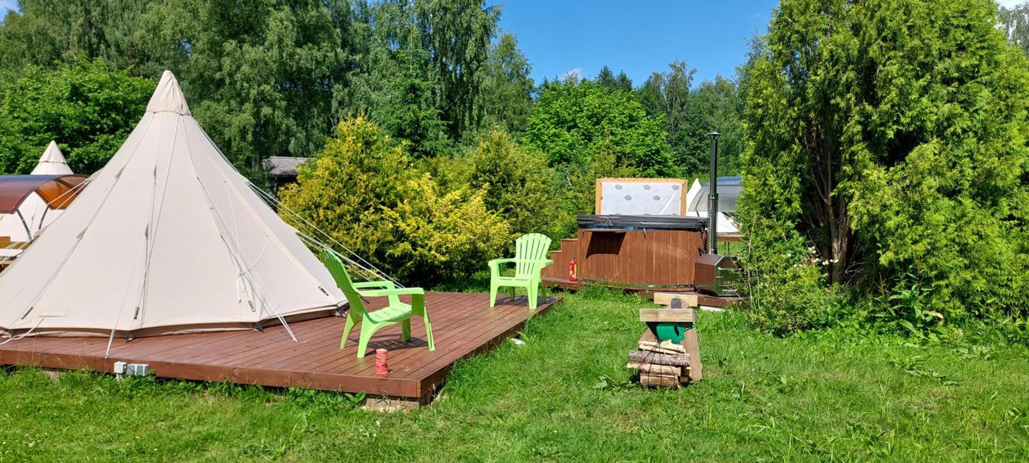 Glamping Fluffy Horns - Glempings Pukainie Ragi Hotel Plieņciems Eksteriør billede