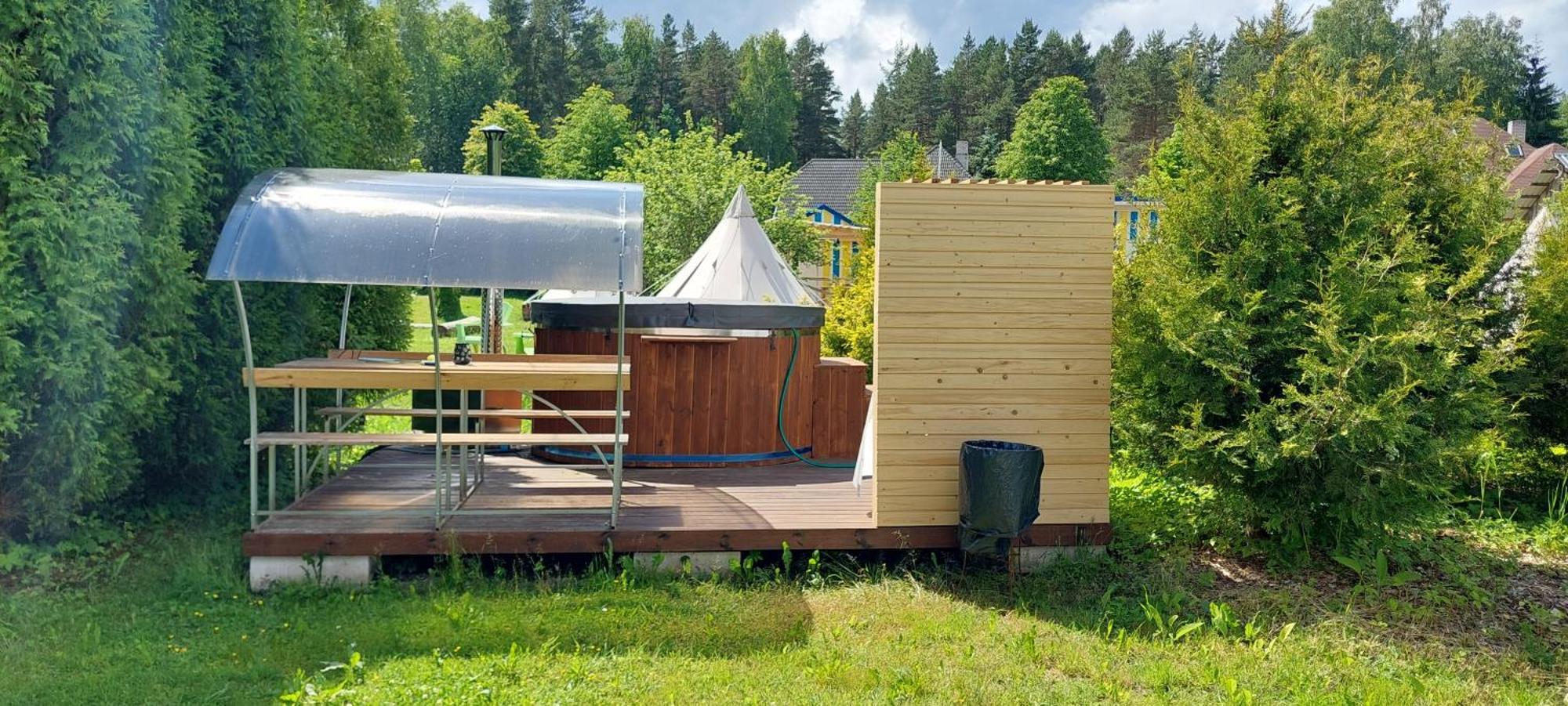 Glamping Fluffy Horns - Glempings Pukainie Ragi Hotel Plieņciems Eksteriør billede